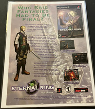 Eternal Ring - Vintage From Software PS2 RPG Gaming Print Ad / Poster / Wall Art picture