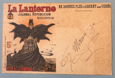 CPA Postcard - The Lantern Journal Républicain Anticlerical 1903 picture