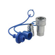 3/4″ NPT ISO 7241-A Hydraulic Quick Connect Couplers Set Tractor Hydraulic picture