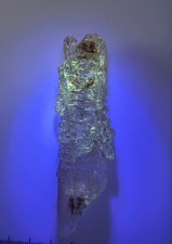 Firefly Quartz Madagascar Crystal Petroleum Quartz UV Reactive Elestial Sceptre picture