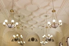 Ed Edmondson Courthouse Oklahoma City Oklahoma 1970s Ceiling Light Fixtures picture