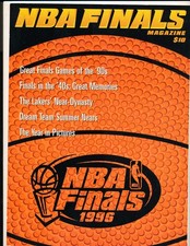 1996 NBA Finals Magazine nm bxa picture
