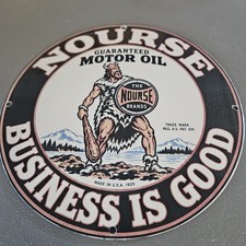 VINTAGE 1929 NOURSE MOTOR OIL 12