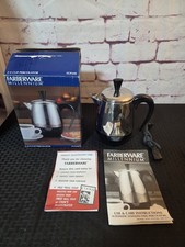 Farberware Electric Coffee Percolator FCP240 Stainless Steel Basket Automatic picture