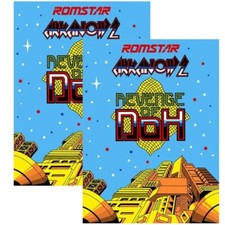Arkanoid 2 Revenge Of DOH Side Art 2 Piece Set Cabinet Decal Sticker picture
