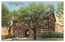 VTG Newcom Tavern, The Oldest House in Dayton, Ohio Postcard picture