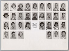 1960 Dr. C.C. Violette School Garden Grove California Class Photo 3rd Grade picture