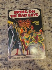 Marvel Fireside 1976 BRING ON THE BAD GUYS TPB Autographed STAN LEE John Romita picture