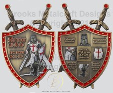 3D Knights Templar Collectable Armor of God Eph. 6:11-18 Christian Coin picture