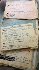 Vintage Ephemera: NC Pharmacy RX Papers, 50 Handwritten Medical Prescriptions picture