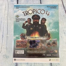 2011 Tropico 4 Video Game XBOX 360 PC Print Ad/Poster Promo Art Magazine Page picture