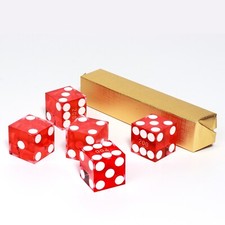 19mm Casino Craps Dice with Serial Numbers. RPG/Dice Stacking/Yahtzee Dice Games picture