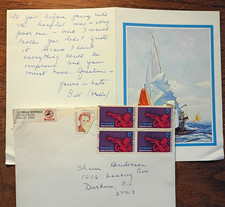 James Baldwin's Mentor Orilla Winfield ALS Card RE: 
