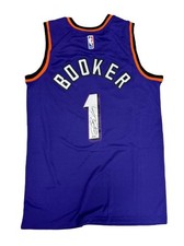 SUNS NBA Signed Jersey Autographed Devin Booker Size 48 BAS Authentication picture