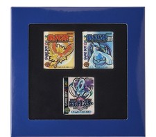 Pokemon Center Japan Gold Silver Crystal Game Boy Color Package Pin Badge Set picture