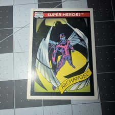 1991 Marvel Universe Arcangel Toy Biz Promo Card Variant Blue Back rare picture