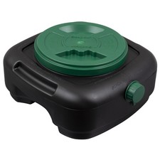 Scepter 7.3 Qt Lidded Oil Drain Pan Filter Screen Pour Spout Black Green picture