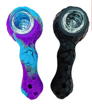2pcs Silicone Smoking Pipe 4.3