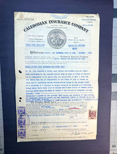 Insurance contract, Imperial Bank of persia, Tabriz's tea shipment, pahlavi era picture