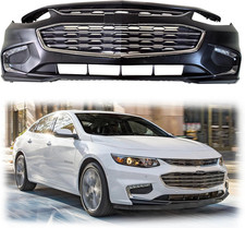 Front Bumper Fit for Chevy Malibu 2016-2018, Complete Front Bumper W/Valance Gri picture