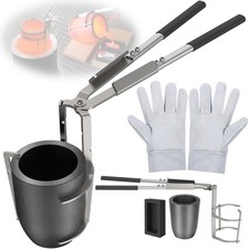 CANALHOUT 10kg Crucible Tongs Set for Melting Metal | 2-in-1 Lifting，Ingot Mold picture