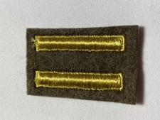 VINTAGE WW2 US ARMY OVERSEAS SERVICE BARS 2 BARS 1 YR SERVICE PATCH #081426-1 picture