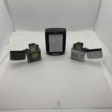 Zippo Elevator Shaft (Frosted Etched Series 2004 In Case) & Two Other Lighters picture