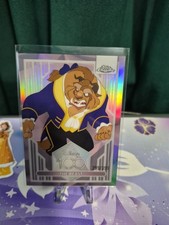 THE BEAST 2023 Topps Chrome Disney 100 #40 and #52 Base Beauty And The Beast picture