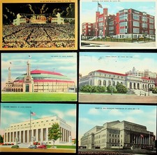 SIX ST LOUIS MO PUBLIC BUILDINGS POSTCARD LOT - GG-40 picture