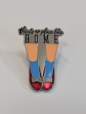 There's No Place Like Home Wizard Of Oz Ruby Red Slippers Lapel Pin picture