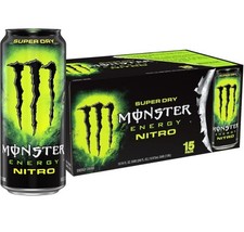 Monster Energy Nitro Super Dry, Maximum Strength, Energy Drink, 16 ounce Pack 15 picture