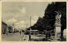 Postcard Neusiedl am See Burgenland, Neusiedl an See, statue, street,... - 4908067 picture