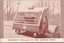 Vintage 1950s BORDEN'S Advertising Postcard 