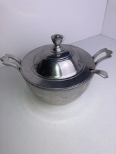 VTG Wilton Mount Joy PA Armetale Tavern Pewter RWP Soup Tureen w/Lid & Ladle picture
