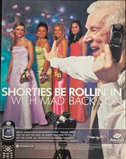 2004 Boost Mobile Motorola i730 Print Ad Shorties Be Rollin' Mad Back VTG Art picture