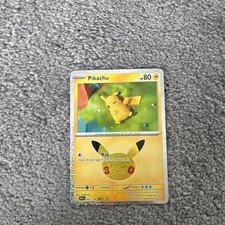 Pokémon TCG 30th Anniversary Pikachu 027/128 05/30 NM Near Mint picture