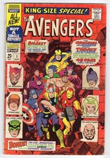 Avengers Annual 1 1967 Marvel Comics VG 4.0 Mandarin Enchantress Swordsman picture