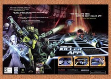 2004 Tron 2.0 Killer App PC Original Advertisement / Retro Promo v1 picture