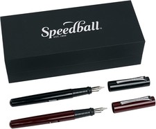 Speedball 002907 Calligraphy Fountain Pen Gift Set, Black Kitchen picture