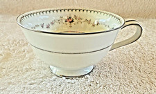 Noritake Fairmont 6102 Tea Cup Coffee Pink Roses Platinum Trim Vintage Japan picture