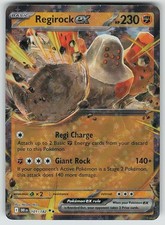 Regirock ex Holofoil DRI - 101/182 NM picture