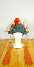 1960s Chinese Opera Kuitou Han Xin Military Helmet Headdress Vintage picture