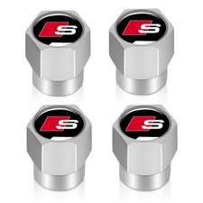 Audi S Line Metal Tire Valve Stem Cap Cover Fit for S2 S3 S4 S5 Audi picture