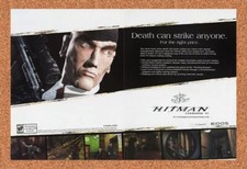 Hitman Codename 47 PC Original 2001 Ad - Eidos Video Game Promo picture