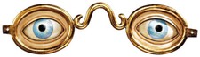 Eye Glasses Metal Sign picture
