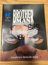 1990 Big City Comics Brotherman Dictator of Discipline Issue No. 1 SIGNED picture