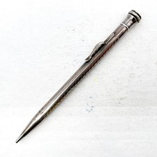 VTG Wahl Eversharp Flat Top Full Size Sterling Mechanical Pencil Chevron picture