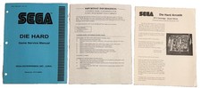 Original Arcade Manual: DIE HARD ARCADE SEGA 1996 +  & Complete picture
