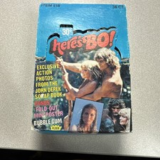1981 Fleer Here's Bo Box - 36 Unopened Wax Packs picture