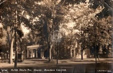 Brunswick ME Bowdoin College Alpha Delta Phi Frat. 1930s RPPC Postcard COPY picture